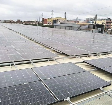 太陽能浪板屋頂支架，桃園幼獅廠