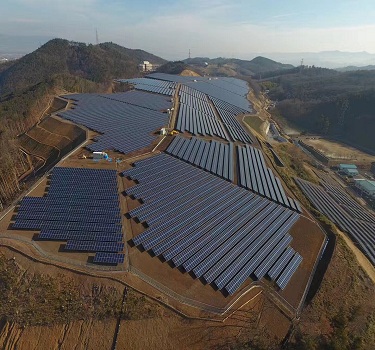 太陽能地面斜坡架台，中國