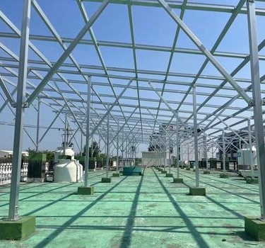 太陽能防水型棚架式，高雄梓官區公所